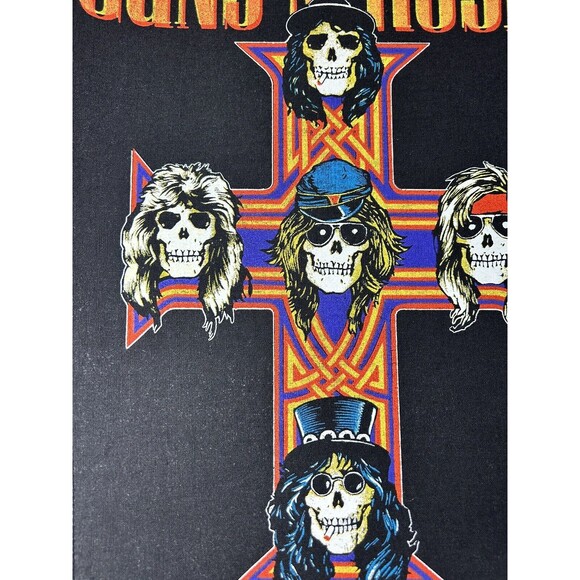 Vintage Guns N Roses GnR Back Patch 14” x 12” Sew on 90s Appetite Destruction - Picture 3 of 11